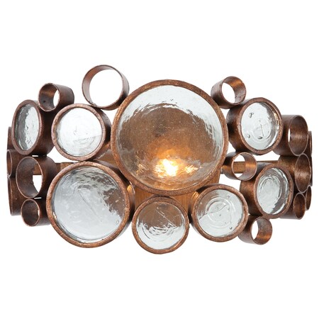 Varaluz Fascination 1-Lt Bath Fixture - Hammered Ore 165B01HO